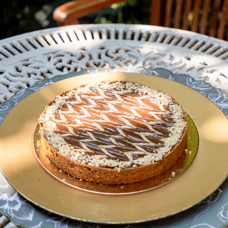 Torta de Amendoim com Caramelo Salgado