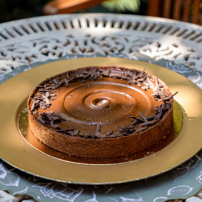 Torta de Brigadeiro com Caramelo Salgado